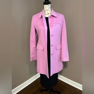 Ann Taylor LOFT Pink Overcoat, size M